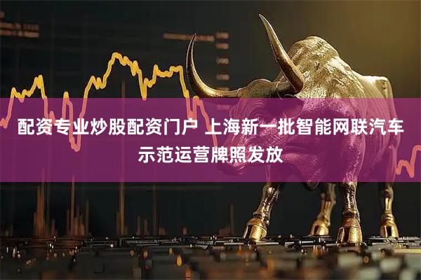 配资专业炒股配资门户 上海新一批智能网联汽车示范运营牌照发放